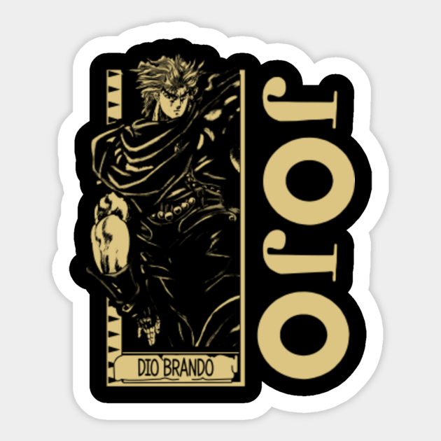 Dio Brando Dio Brando Sticker TeePublic